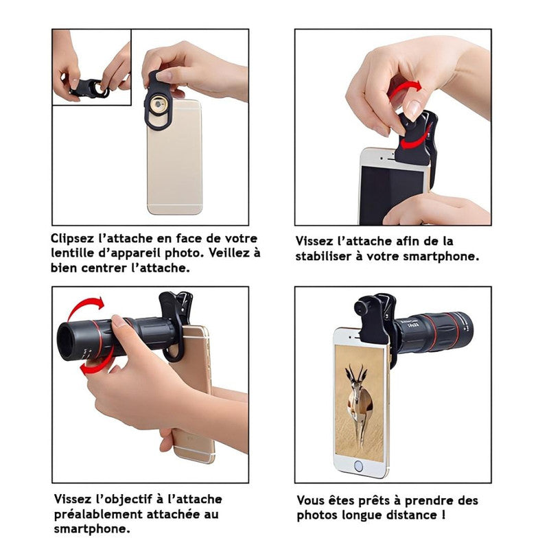 Objectif pour Smartphone - Zoom X18