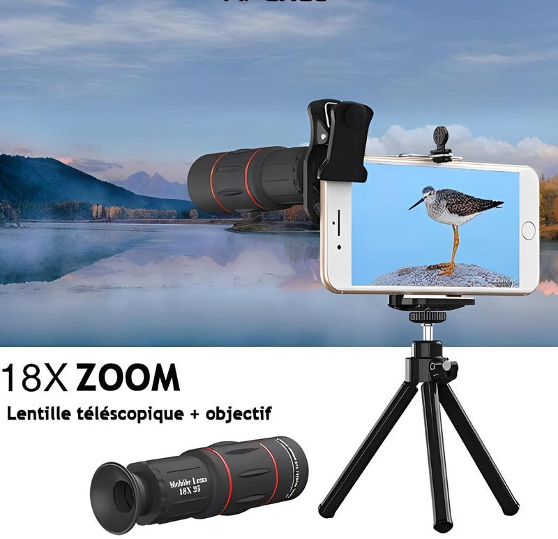 Objectif pour Smartphone - Zoom X18