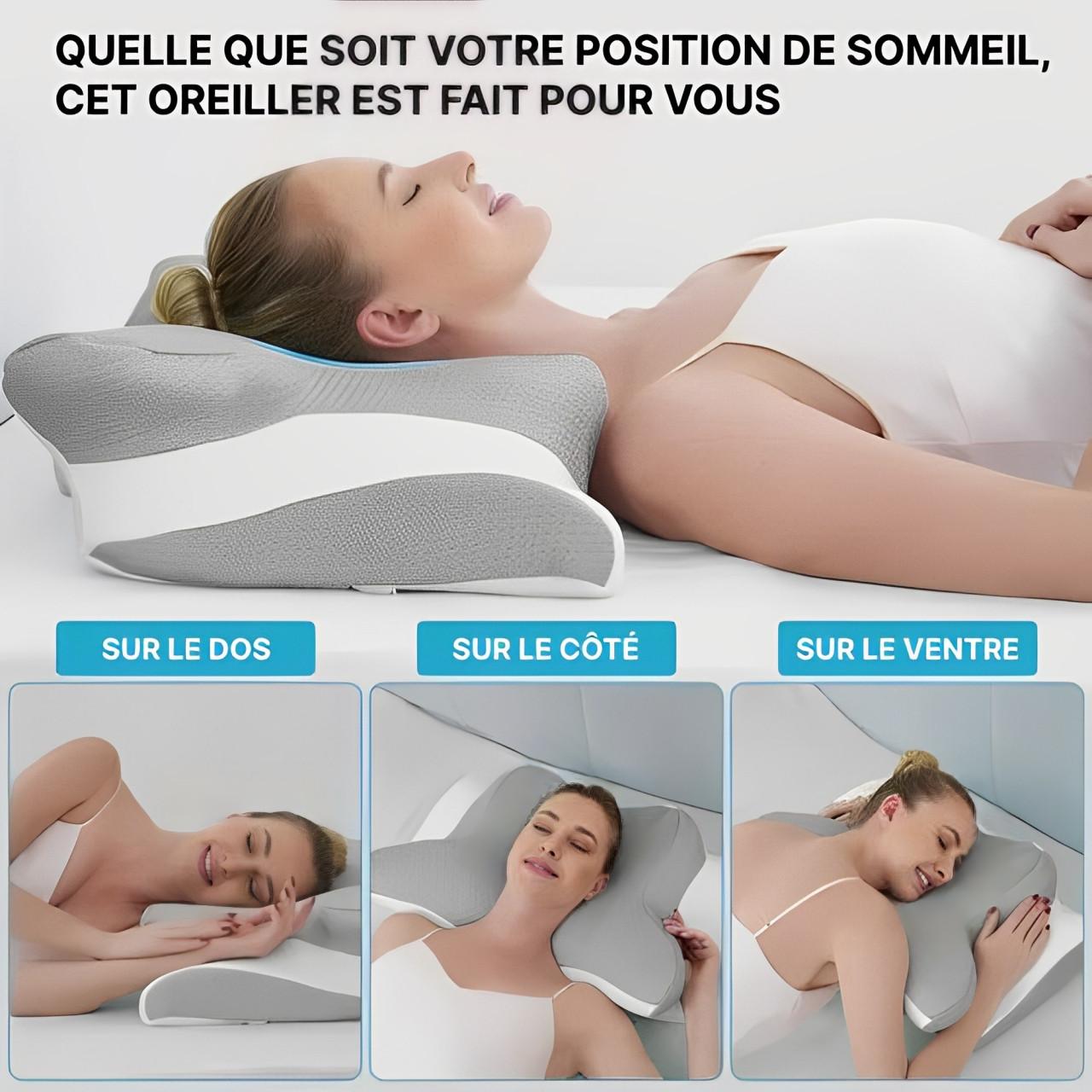 Oreiller Cervical Ergonomique À Mémoire De Forme