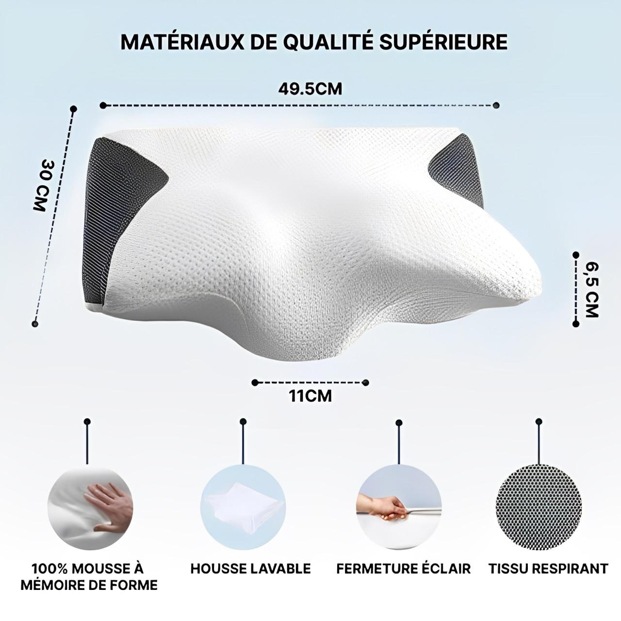 Oreiller Cervical Ergonomique À Mémoire De Forme