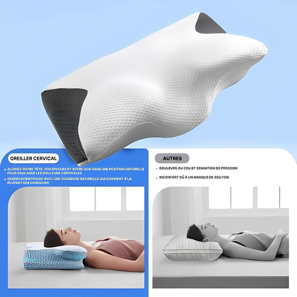 Oreiller Cervical Ergonomique À Mémoire De Forme