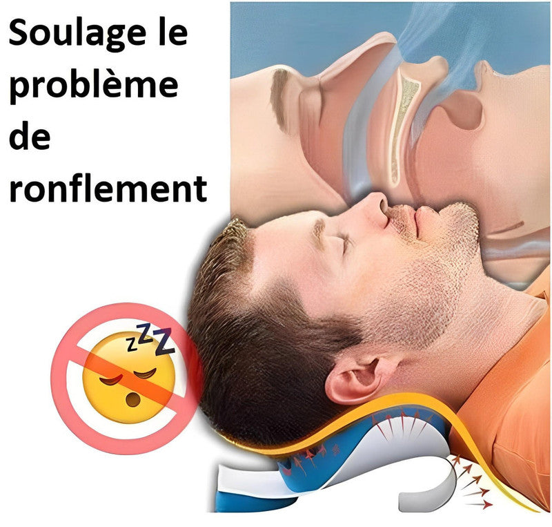 Oreiller pour Soulager les Douleurs au Cou et aux Épaules par TenseFree™
