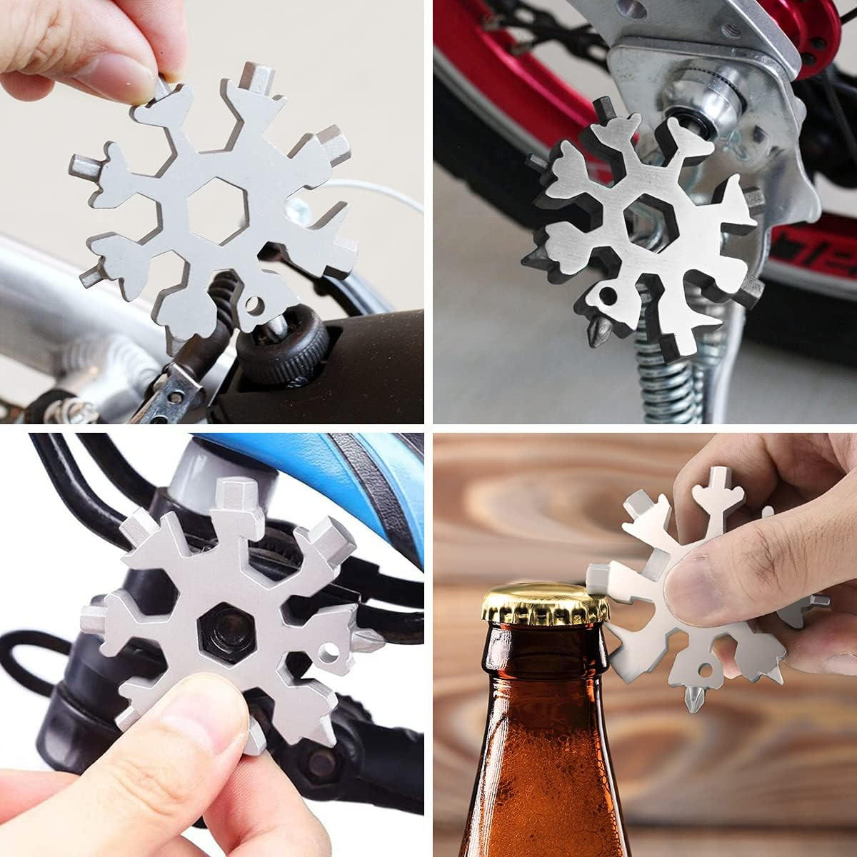 Outil Multifonction Flocon De Neige - Cadeau de Noël Homme