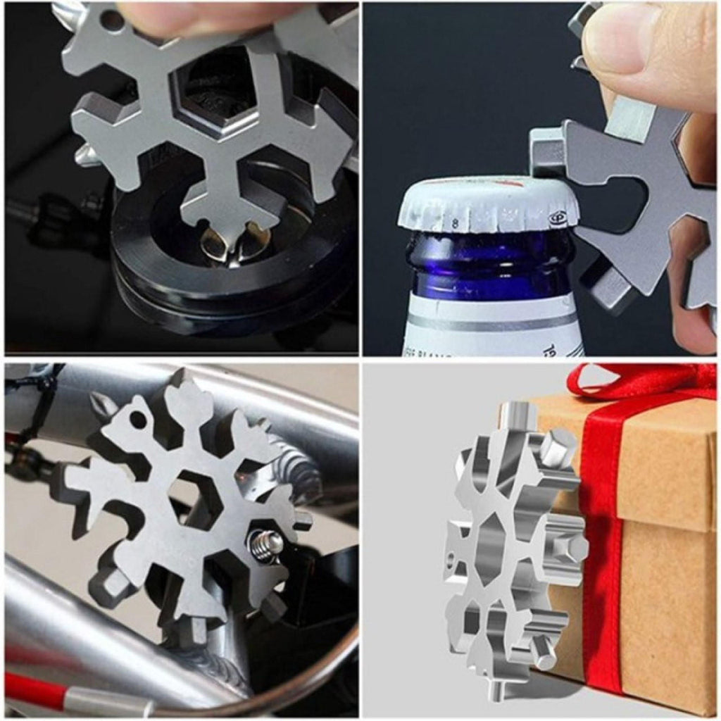 Outil Multifonction Flocon De Neige - Cadeau de Noël Homme