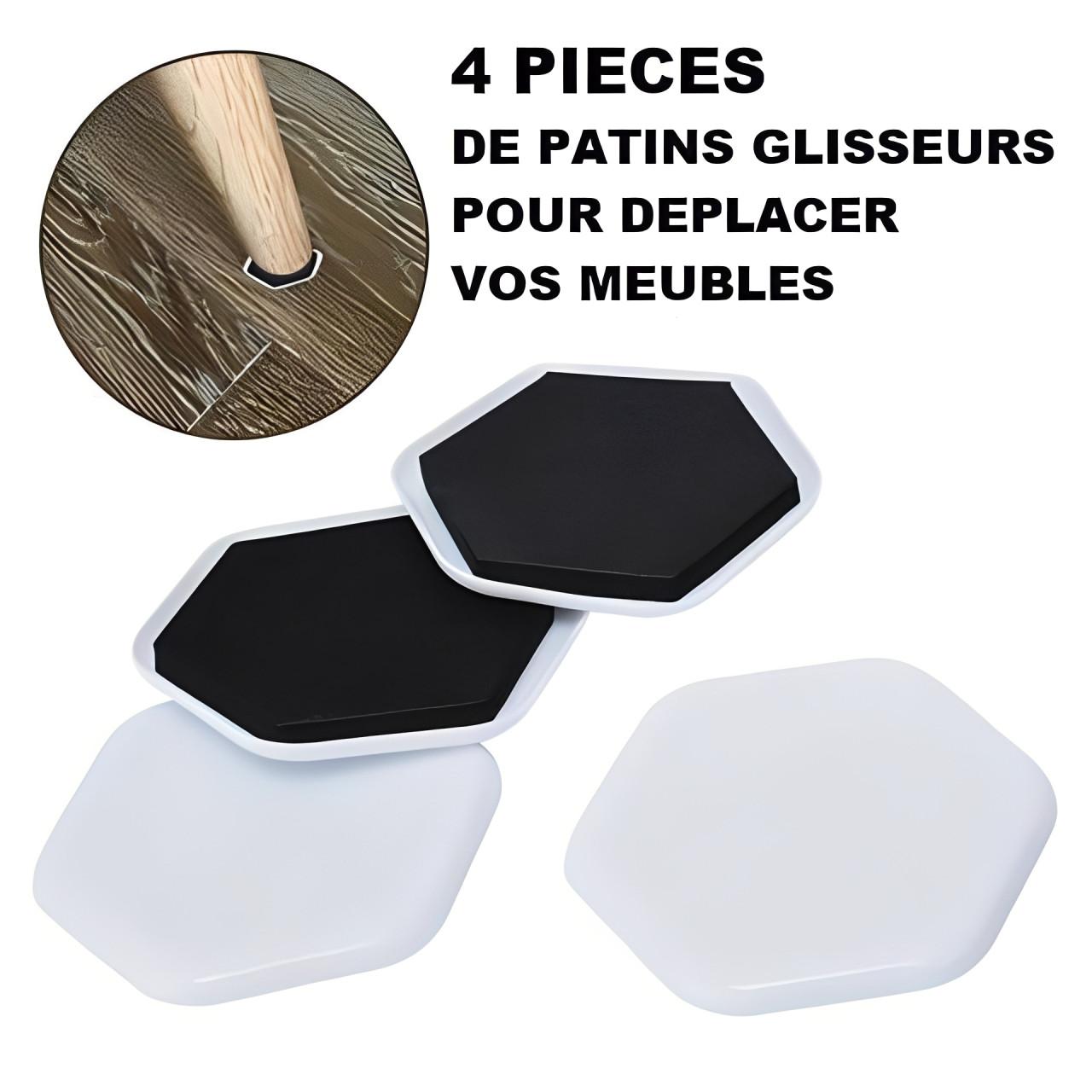 Patins Glisseurs pour Meubles (4 pièces)
