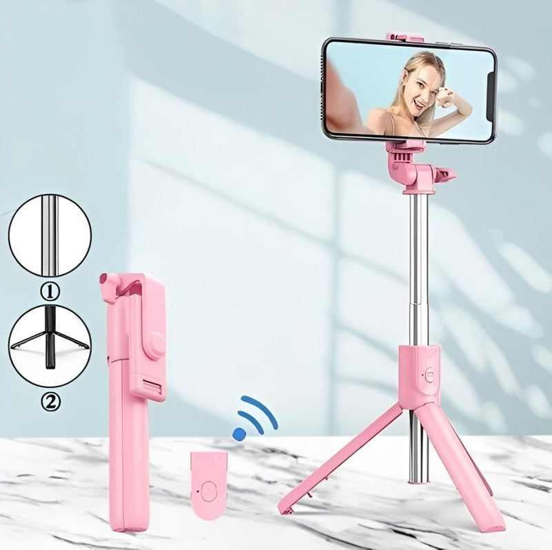 Perche à Selfie Sans Fil 6-en-1 Avec Bluetooth