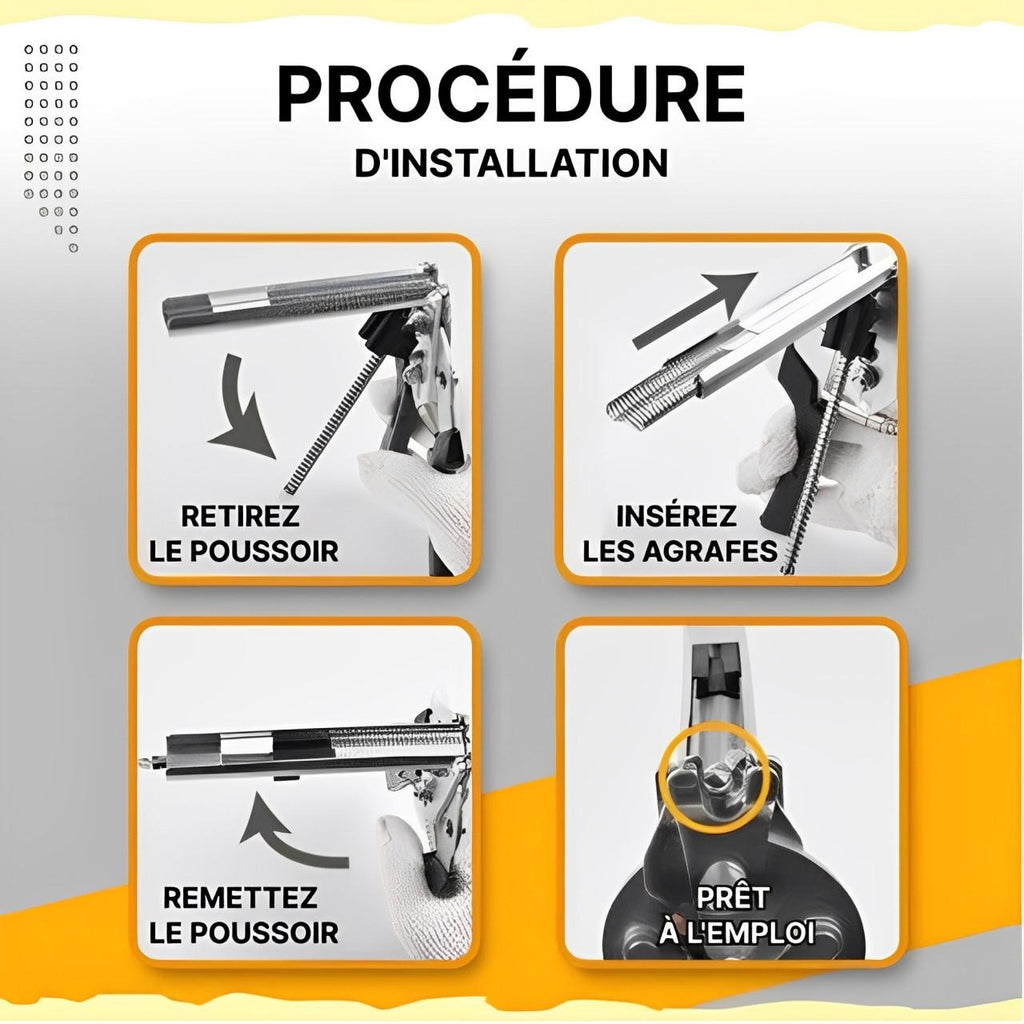 Pince Agrafeuse Pour Grillage