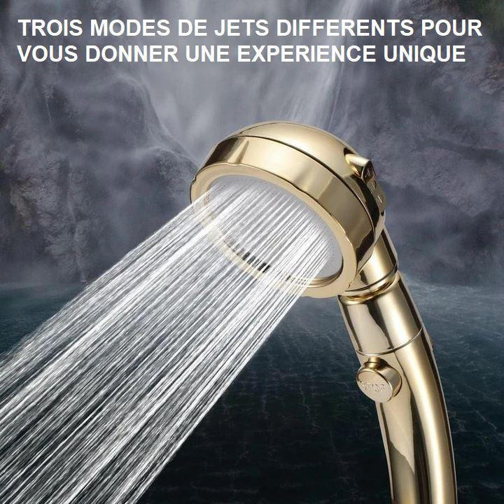 Pommeau De Douche Haute Pression 3-en-1