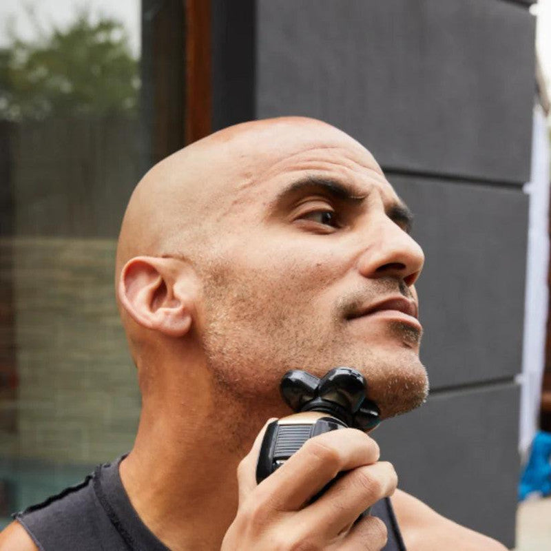 Rasoir Électrique Homme - Crâne, Barbe, Zones Sensibles