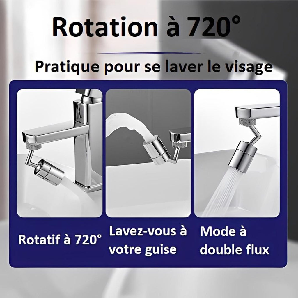 Robinet Universel Anti-éclaboussures