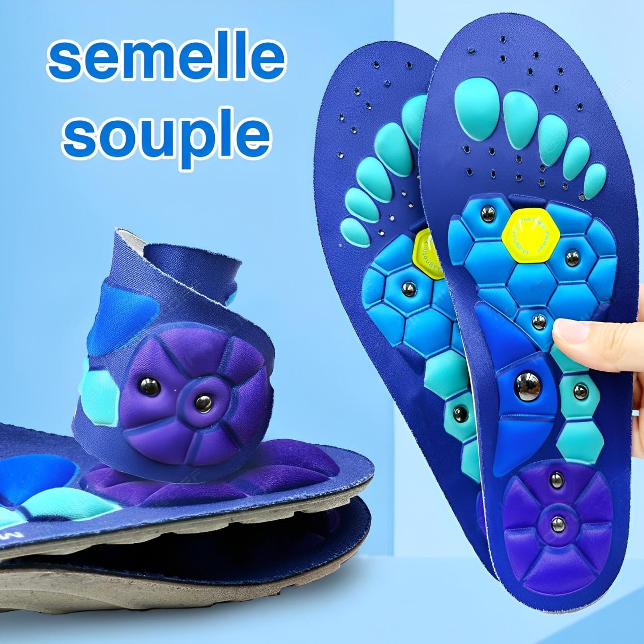 Semelles d'Acupression Magnétiques