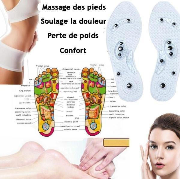 Semelles d'Acupuncture Brûle-graisse