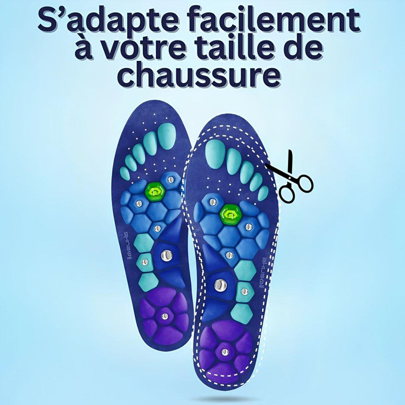 Semelles Magnétiques D'acupression Amincissantes