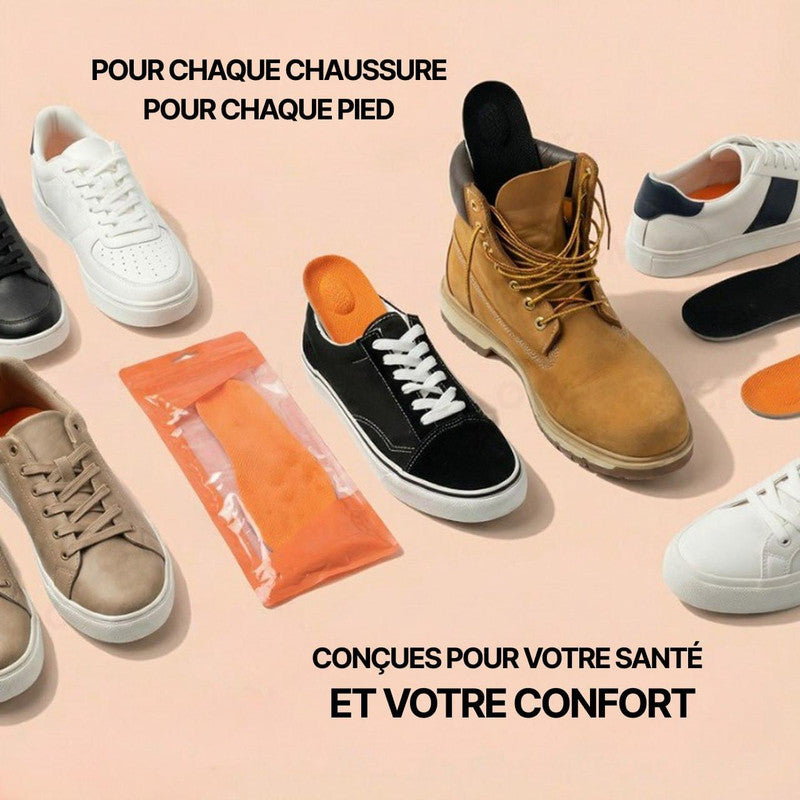 Semelles Orthopédiques Support Voûte Plantaire Et Pied Plat