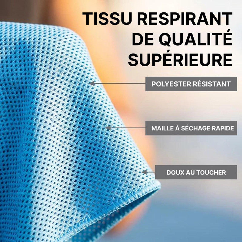 Serviette Rafraîchissante Douce, Réutilisable Et Absorbante
