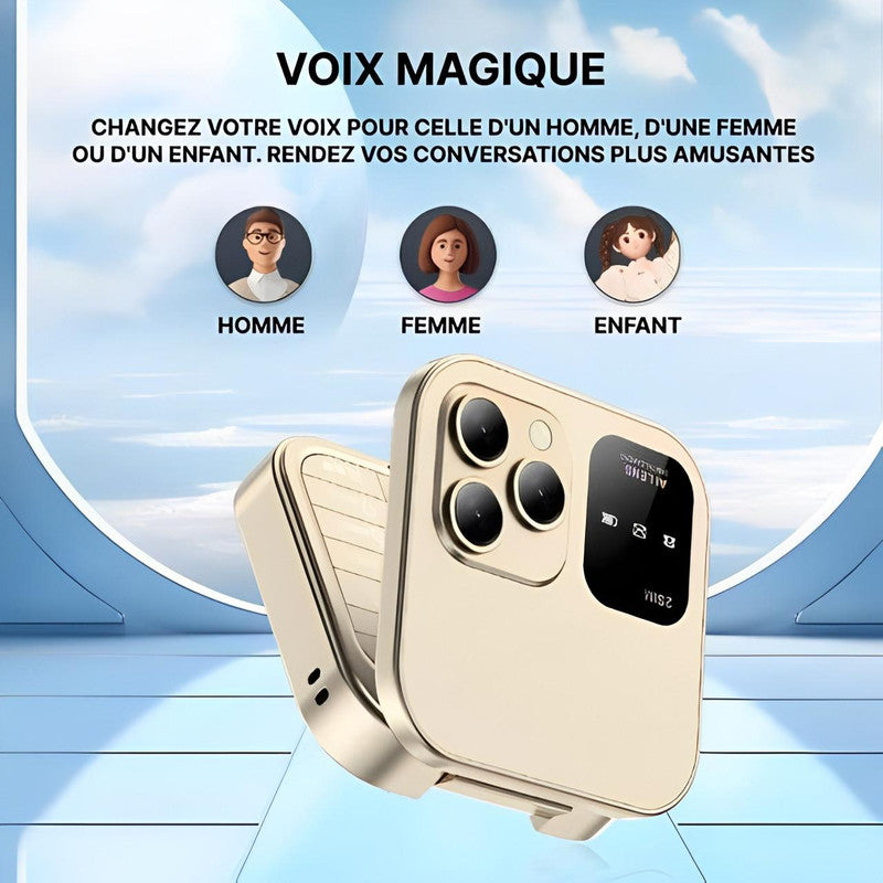 Téléphone Pliable Double Sim