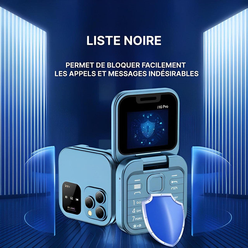 Téléphone Pliable Double Sim