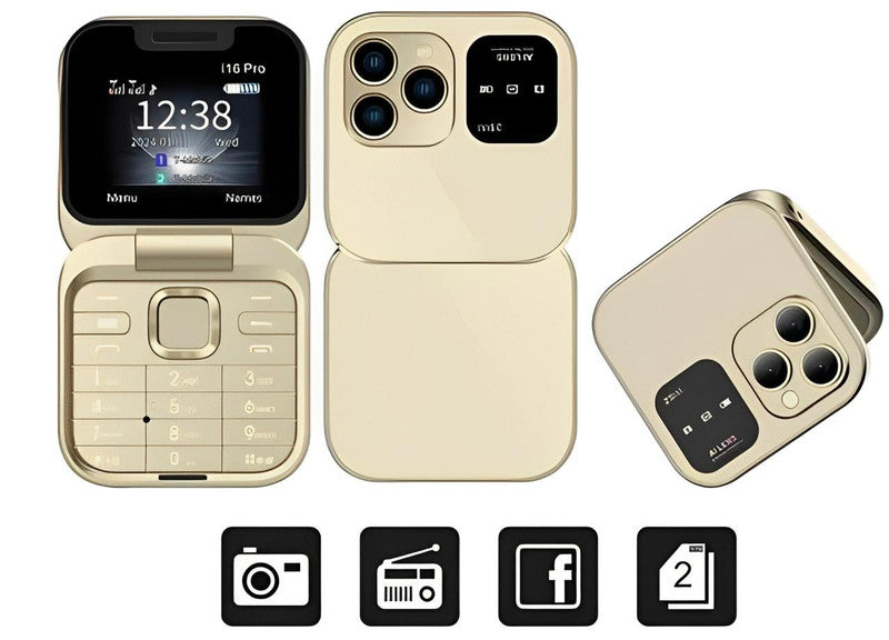Téléphone Pliable Double Sim