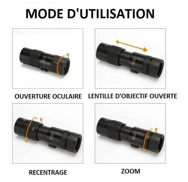 Télescope Monoculaire étanche à haute définition