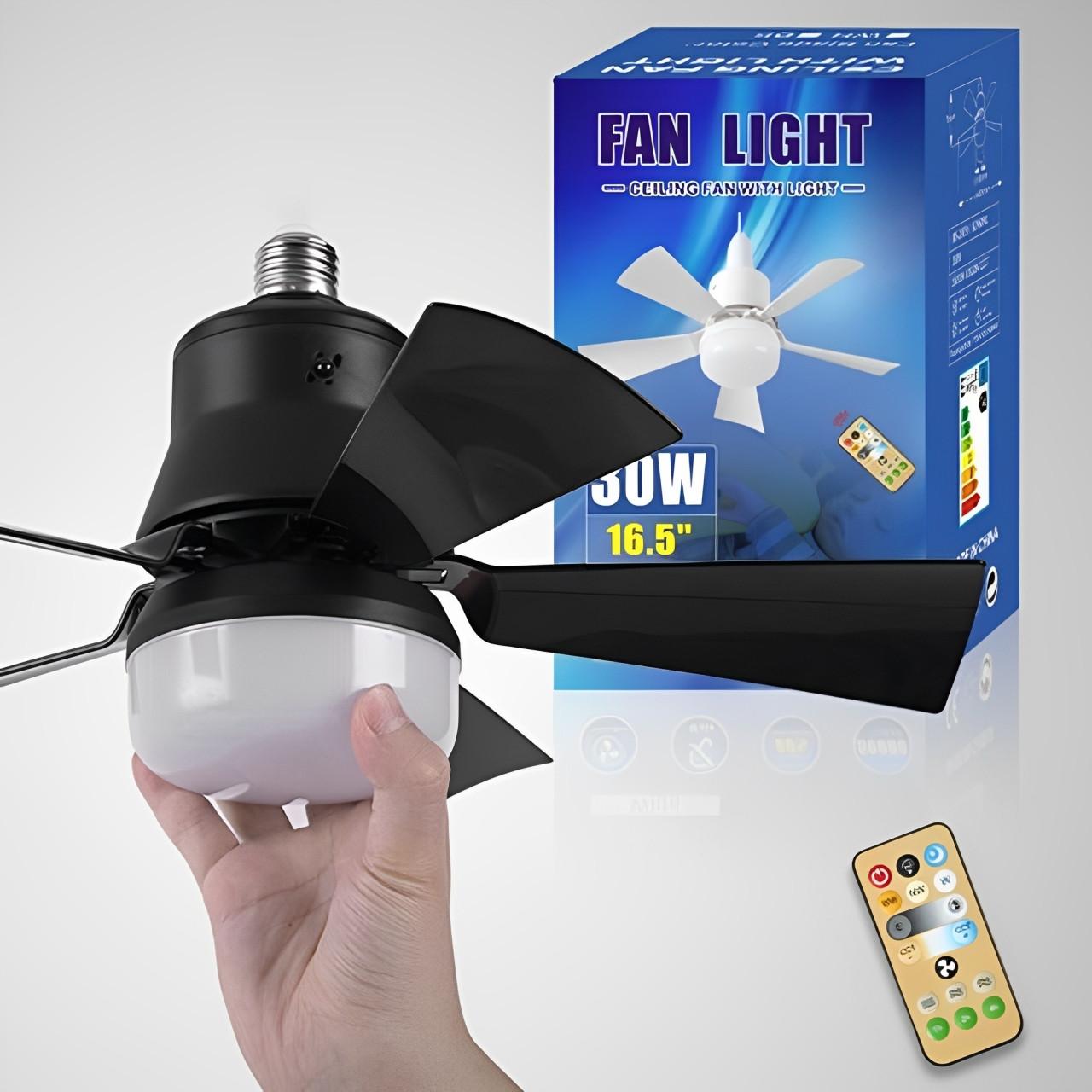 Ventilateur De Plafond Avec Lumière Led Et Télécommande