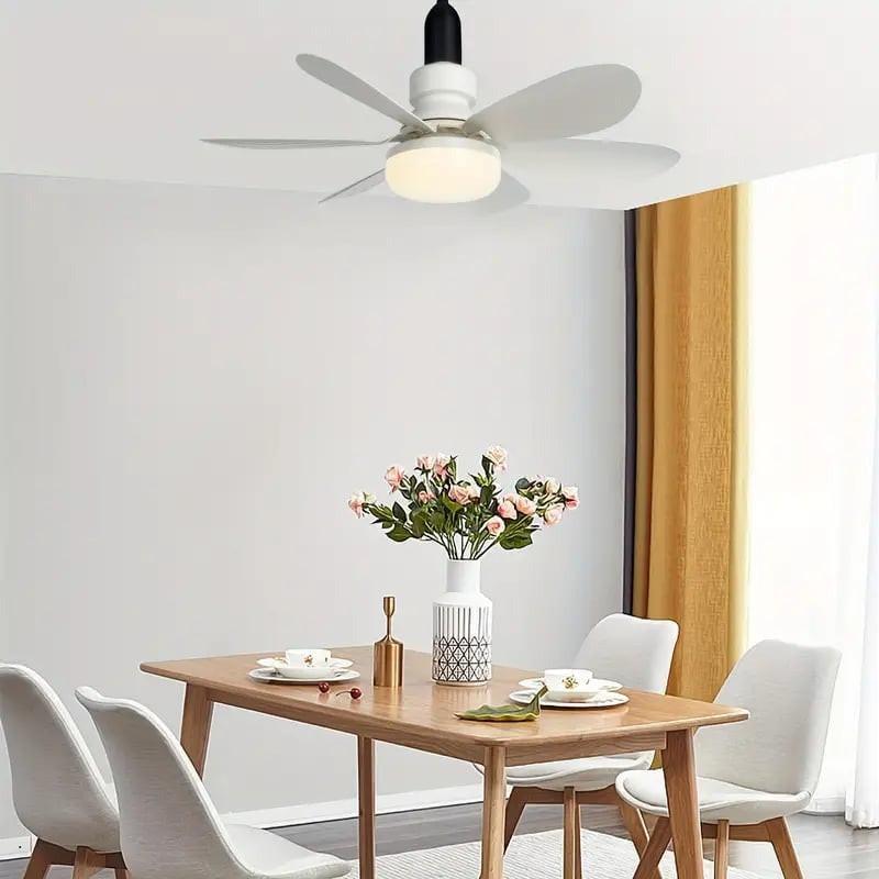 Ventilateur De Plafond Avec Lumière Led Et Télécommande